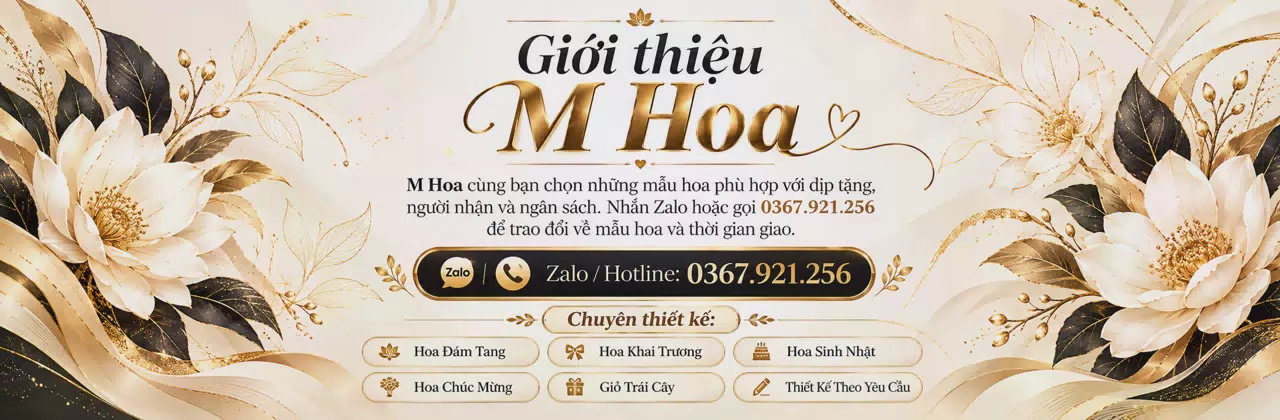 Ảnh bìa Shop hoa tươi Xã Bắc Tân Uyên Hồ Chí Minh - Một món hoa, nhiều điều muốn nói